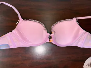 NWT Savage X Fenty Gingham Remix Low-Cut Balconette Bra Size 34B thumbnail 3