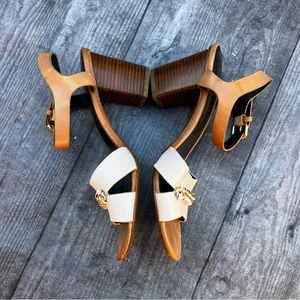 Coach phoebe chain block heels thumbnail 3