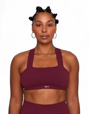 ✨SET Active Luxform® Band Bra in Sangria Size Small thumbnail 1