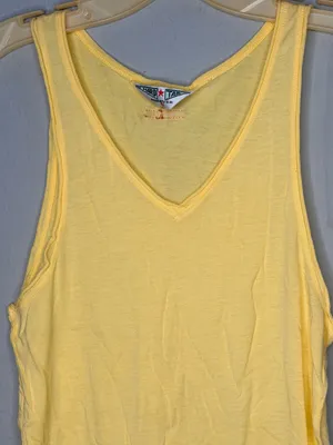 Hard Tail Forever Yellow Tank Top nwot thumbnail 2