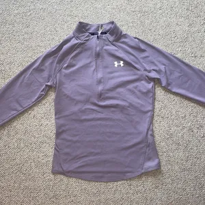light purple under armour quarter zip thumbnail 2