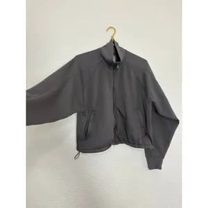Abercrombie & Fitch YPB neoKNIT Cinched Full-Zip Hoodie Medium Grey Athletic thumbnail 11