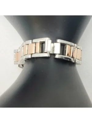 Womens Rose Gold Bi Color Japan Movement Watch thumbnail 6