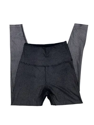 Beyond Yoga Spot On High Waisted Midi Leggings Size Medium Black Metallic Foil thumbnail 3
