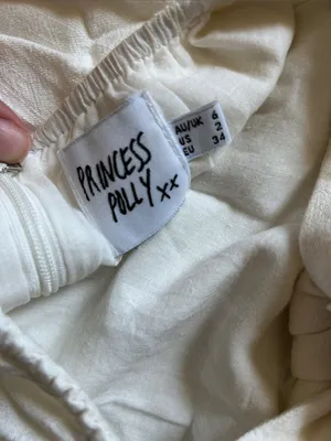 Princess Polly Cream Mini Dress with Straps thumbnail 3