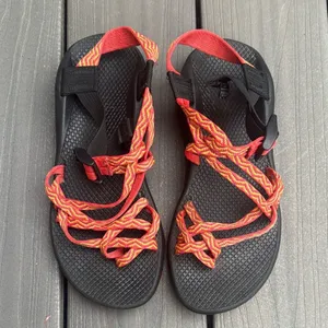 Chacos Pink and Orange Sandals with Adjustable Straps thumbnail 5