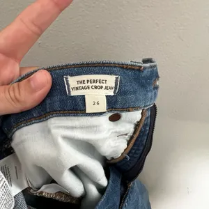 MADEWELL- The Perfect Vintage Crop Jean in Sandford Wash: Summerweight Edition thumbnail 7