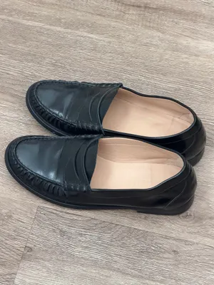 Black Patent Leather Loafers J Crew 8 thumbnail 3