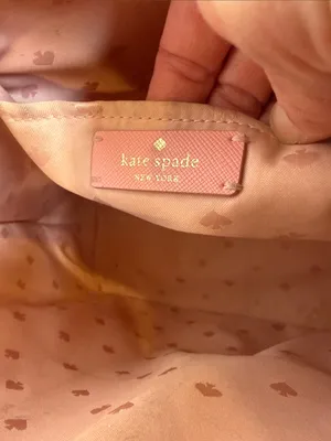 Kate Spade pink glitter trim shoulder bag thumbnail 7