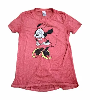 Disney Women’s Red Minnie Mouse T-Shirt thumbnail 1