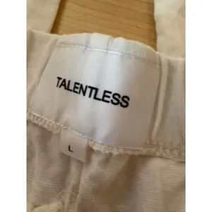 TALENTLESS White Wide Leg‎ Pull On Lounge Pants Size Large thumbnail 3