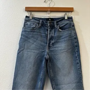 Banana Republic Women's The Straight Leg Denim Jeans Size 26 Medium Wash‎ thumbnail 4