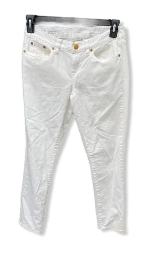 J. Crew‎ Ankle Toothpick Jeans White thumbnail 1