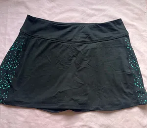 Fila Black Skort with Teal Triangle Accents thumbnail 1