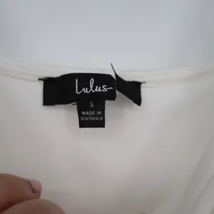 Lulus Always Admired Mini Dress Womens Small White Stretch Side Slit Scoop Neck‎ thumbnail 4