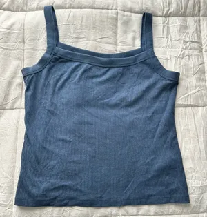 american eagle blue ribbed tank top women’s xl thumbnail 1