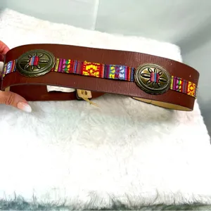 Steve Madden Aztec Brown Belt M/L thumbnail 3