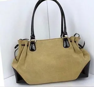 BCBG Suede Leather Tan / Brown Bag thumbnail 2