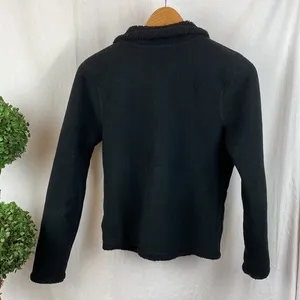 Ralph Lauren Black & Pink Fleece Zip Up Long Sleeve Jacket M thumbnail 3