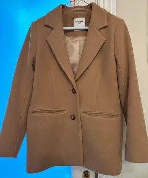 Abercrombie & Fitch Lined Wool-Blend Heavyweight Blazer (x-small, petite) thumbnail 3