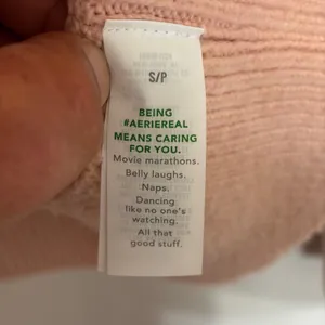 Aerie Womens Pink Cable Knit Raglan Sleeve Crew Neck Pullover Sweater Small‎ thumbnail 5