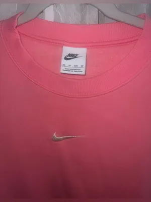 Nike Women's Sportswear Phoenix Fleece Oversized Crew-Neck Sweatshirt Sz XS pink thumbnail 2