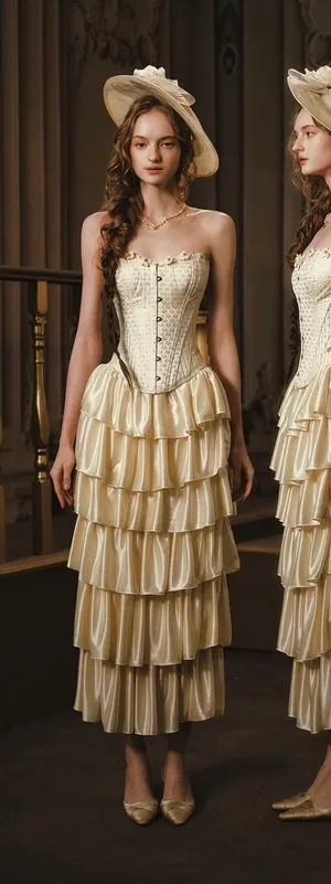 NEW LaceMade Gilded Moment Set Size M Gold Size M thumbnail 1