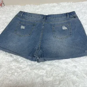 Hawalili Distressed Jean Shorts 3X thumbnail 4