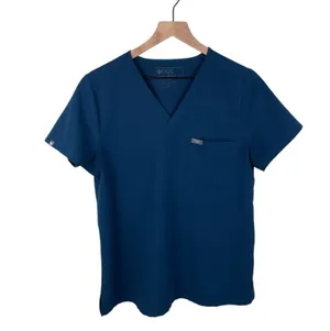 Figs Catarina One Pocket Scrub Top Blue Women's Size Medium FW1000 Nursing thumbnail 1