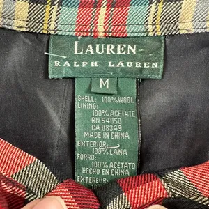 Lauren‎ Ralph Lauren Women's Wool Plaid Button Down Shirt Red Black LRL Logo thumbnail 7