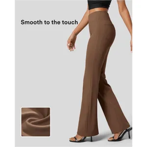 Halara Flex™ High Waisted Back Side Pocket Slight Flare Work Pants XL NEW thumbnail 4