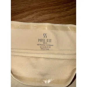 Mia‎ Milano Miss Fit High Waist Shapewear Shorts Beige Nude Size M/L NWT thumbnail 5
