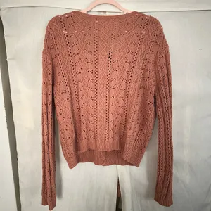 Molly Bracken Crochet Knit Button Cardigan Sweater thumbnail 3
