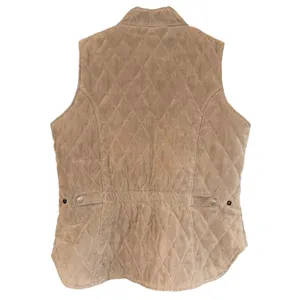 Outback Trading Company Women's Brown Quilted Vest Size‎ Small Equestrian Riding thumbnail 3