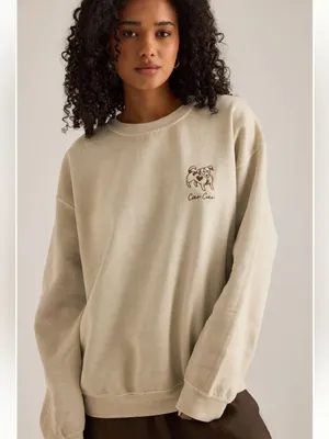 Anthropologie Embroidered Dog Sweatshirt thumbnail 4