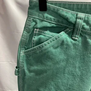 Dickies Carpenter‎ Pants Juniors 1/25 Green Cargo Utility Grunge Mid-Rise thumbnail 3