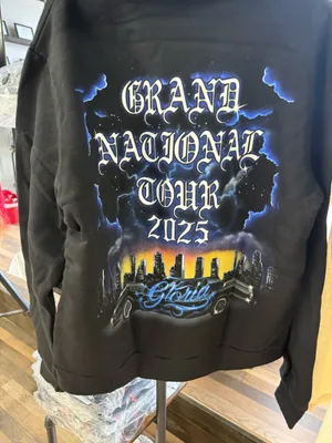 Kendrick Lamar tour hoodie Black Size M thumbnail 1