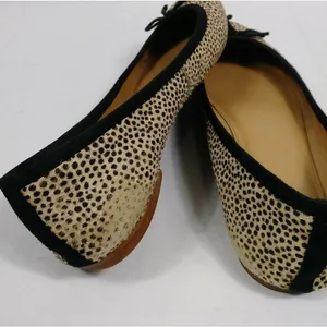 J. Crew Kiki Cheetah Animal Print Calf Hair Ballet Flats thumbnail 4