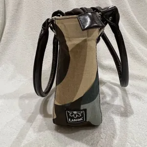 Luvali Changeable & Reversible Dark Brown Bag with Kaleidoscope/Jungle Cover thumbnail 9