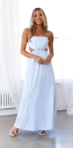 Hello Molly Blue Maxi Dress thumbnail 1