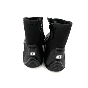 Dive Boots Unisex 5MM Neoprene Water Dive Surf Booties Anti-Slip Sole Wetsuit Booots thumbnail 4