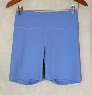 Old Navy Women’s High-Waisted PowerSoft Biker Shorts 6” in Blue Overall M thumbnail 1