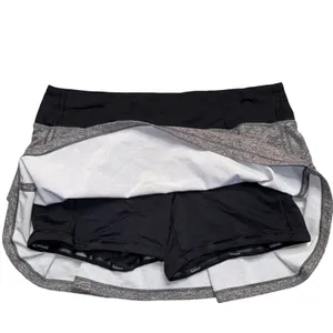 Lululemon Pace Rival Skirt Women 8 Grey Excellent‎ Activewear W8AB1R thumbnail 2