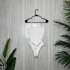 NWT Abercrombie & Fitch Ribbed Belted One Piece Swimsuit Cheeky size S Small thumbnail 2