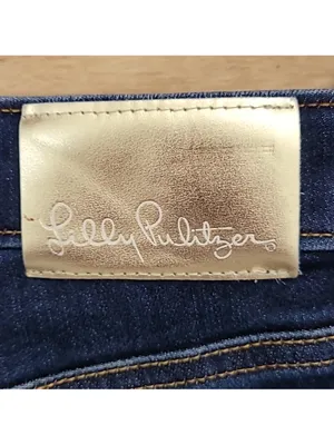 $138 Lilly Pulitzer Eagan High Rise Skinny Jeans in Bennet Wash size 2 thumbnail 8