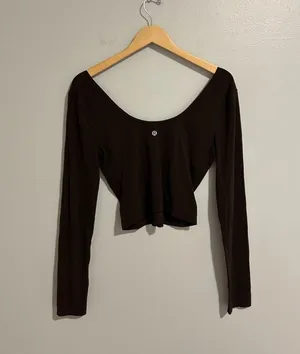 Lululemon Align Long Sleeve in French Press size 4 thumbnail 4