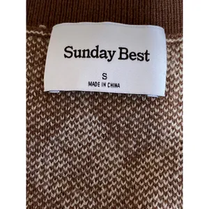 Aritzia Sunday Best Women's Brown Wool Argyle Sleeveless Sweater Vest Top Size S thumbnail 5