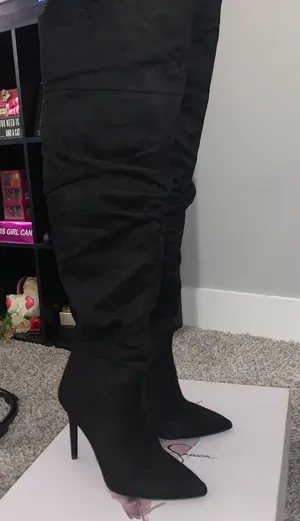 Jessica Simpson Black Boots thumbnail 2