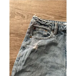 And Now This Distressed Mom Straight Leg Jeans Womens 24 Light Acid Wash Ripped thumbnail 5