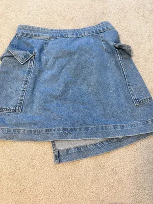 Blue Rain Small Denim Mini Skirt thumbnail 5